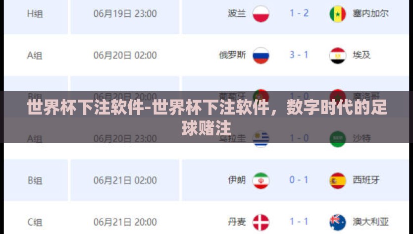 世界杯下注软件-世界杯下注软件,数字时代的足球赌注 世界杯下注软件-世界杯下注软件,数字时代的足球赌注