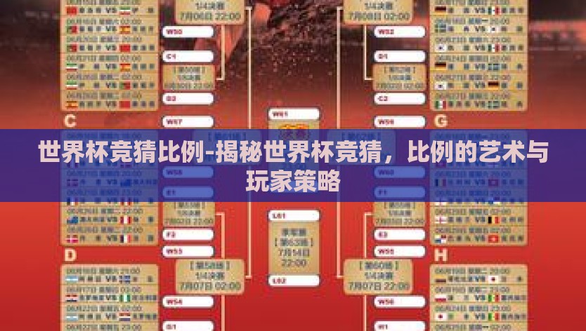 世界杯竞猜比例-揭秘世界杯竞猜，比例的艺术与玩家策略