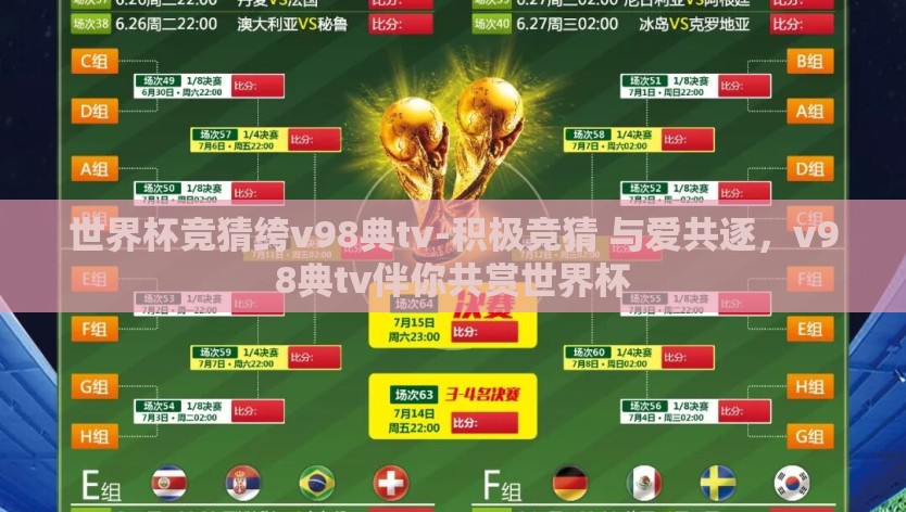 世界杯竞猜绔v98典tv-积极竞猜 与爱共逐，v98典tv伴你共赏世界杯