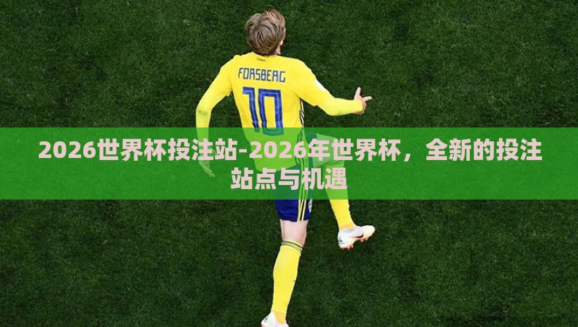 2026世界杯投注站-2026年世界杯，全新的投注站点与机遇