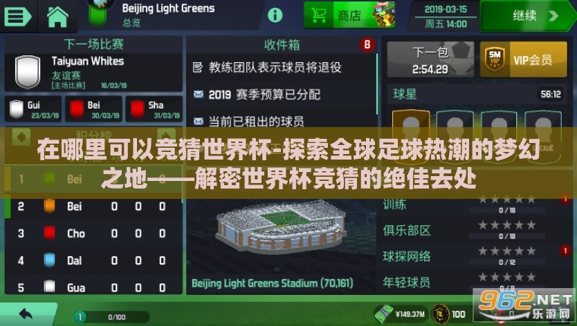 在哪里可以竞猜世界杯-探索全球足球热潮的梦幻之地——解密世界杯竞猜的绝佳去处