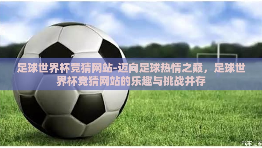 足球世界杯竞猜网站-迈向足球热情之巅，足球世界杯竞猜网站的乐趣与挑战并存