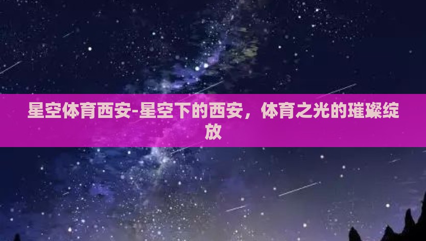 星空体育西安-星空下的西安，体育之光的璀璨绽放
