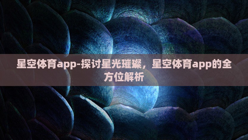 星空体育app-探讨星光璀璨，星空体育app的全方位解析