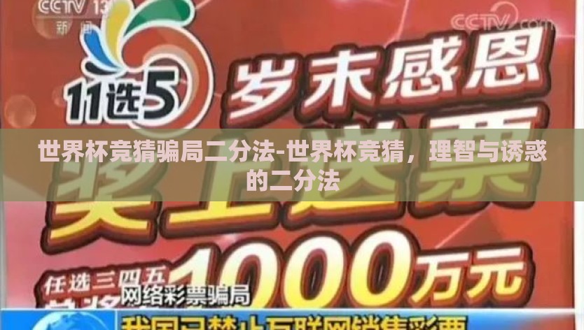 世界杯竞猜骗局二分法-世界杯竞猜，理智与诱惑的二分法