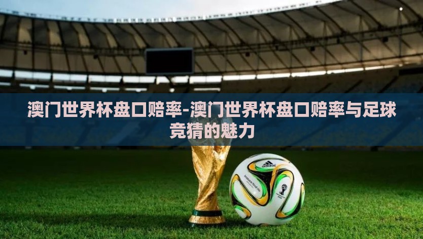 澳门世界杯盘口赔率-澳门世界杯盘口赔率与足球竞猜的魅力