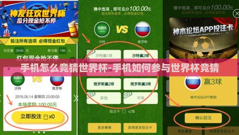 手机怎么竞猜世界杯-手机如何参与世界杯竞猜